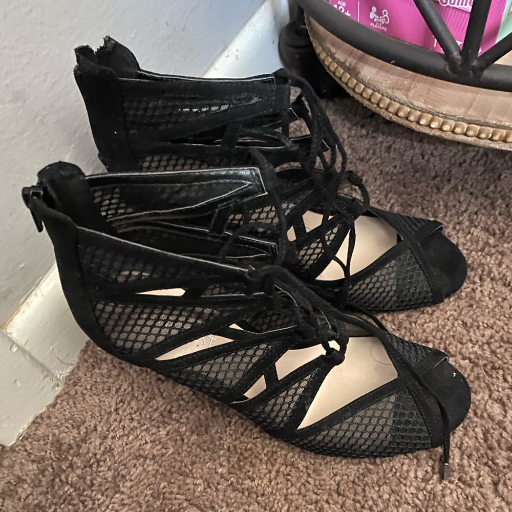 Black high heels